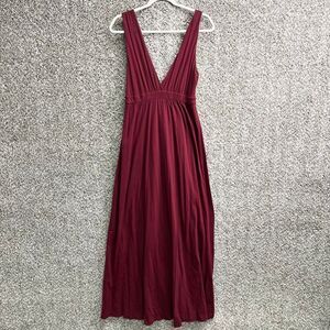 Gypsy 05 Dress Women’s Medium Red Cotton V-Neck Tank Maxi